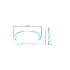 Pastilhas Freio Traseiro Jurid Audi A4 08/19 A5 08/19 Q5 13/19 HQJ2308 - 2