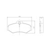 Pastilhas Freio Traseiro Jurid Mercedes-Benz Sprinter 97/07 HQJ2121 - 2