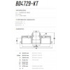 Tambor Traseiro Fremax Citroën C3 12/ (Par) BD4729KT - 3